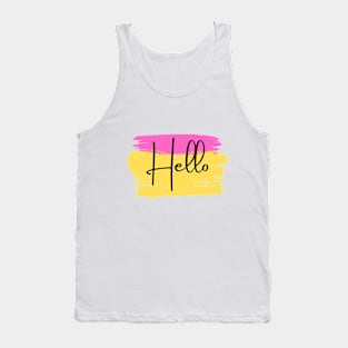 Hello Tank Top